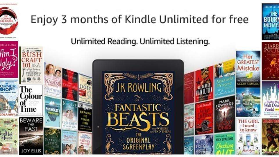 Get a Kindle Unlimited subscription free for three months